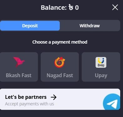 Payment methods overview